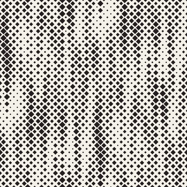 Moderne stilvolle Halbton-Textur. endlose abstrakte Hintergrund mit zufälliger Größe Quadrate. Vektor nahtlose Quadrate Mosaikmuster — Stockvektor