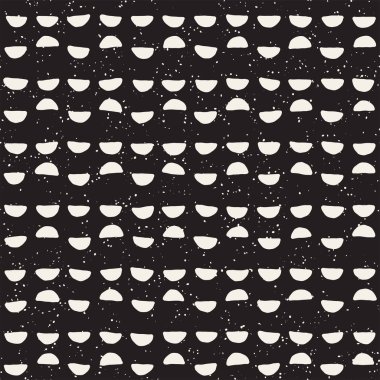 El ile Seamless Modeli hatları çizilmiş. Arka plan serbest fırça darbeleriyle. Siyah ve beyaz doku. Kağıt ambalaj için süsleme.