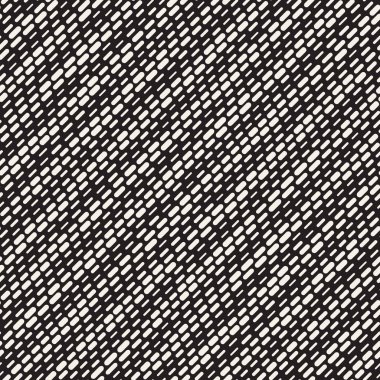 Siyah ve beyaz düzensiz kesik çizgiler desen yuvarlanır. Modern A