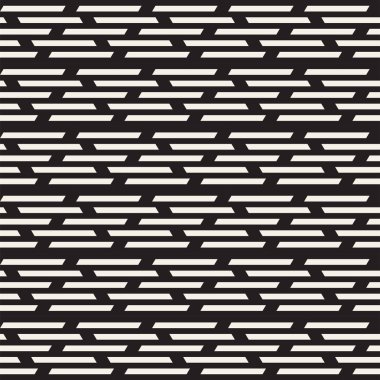 Vektör kesintisiz çizgili desen. Modern şık doku ile Pzt
