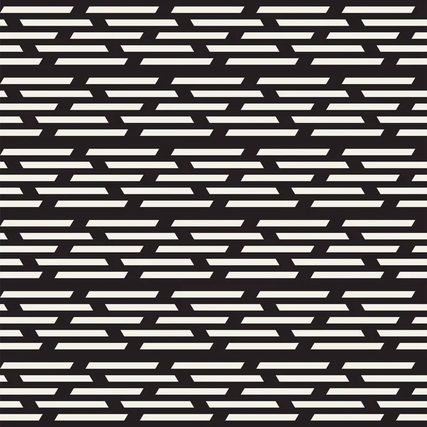 Vector seamless stripes pattern. Modern stylish texture with mon — Stock Vector