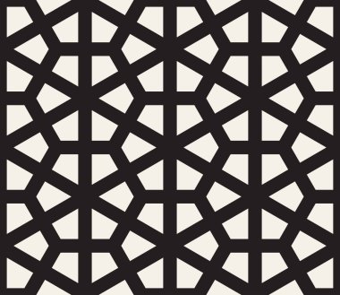 Vektör seamless modeli. Modern şık Soyut doku. Yinelenen geometrik altıgen fayans