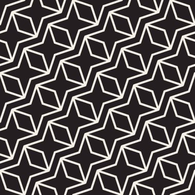 Vektör kesintisiz geometrik desen. Basit soyut çizgiler kafes. Yinelenen öğeleri şık arka plan