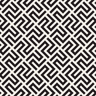 Vektör kusursuz desen. Modern stil soyut doku. Tekrarlanan geometrik fayanslar