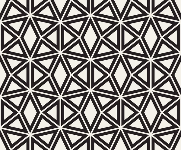 Patrón sin costura vectorial. Textura abstracta moderna y elegante. Repetir triángulo geométrico y rombos — Vector de stock