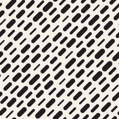 Siyah ve beyaz düzensiz kesik çizgiler desen yuvarlanır. Modern A