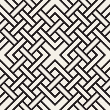 Vektör seamless titreşim satırları modeli. Modern şık Soyut doku. Geometrik fayans yinelenen