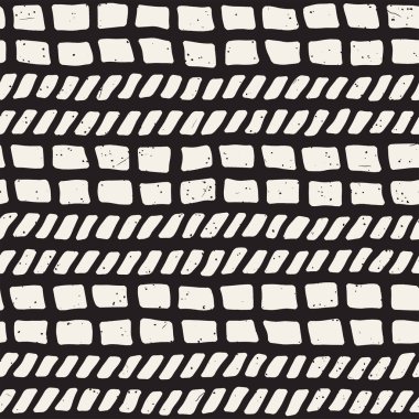 Basit mürekkep geometrik desen. Tek renkli siyah ve beyaz konturlar arka plan. Tasarımınız için çizilen mürekkep doku el