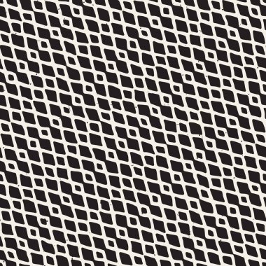 Basit mürekkep geometrik desen. Tek renkli siyah-beyaz vuruşlar. Tasarımınız için el çizimi mürekkep fırçalı doku