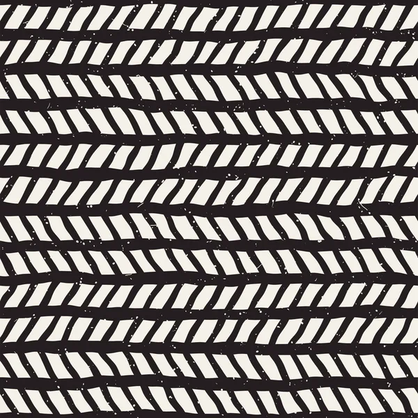 Простий геометричний візерунок чорнила. Монохромні чорно-білі штрихи фону. Ручна текстура чорнила для вашого дизайну — стоковий вектор
