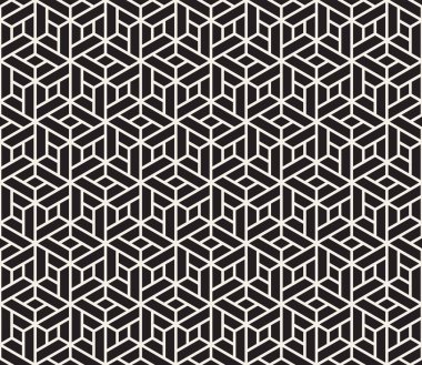 Vektör kusursuz desen. Modern stil soyut doku. Tekrarlanan geometrik fayanslar 