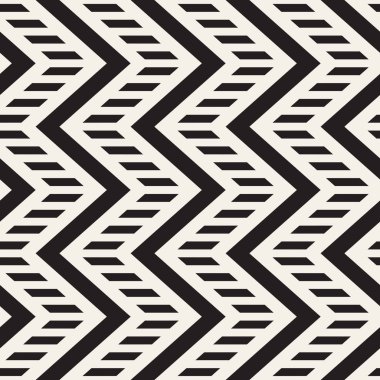 Vektör sorunsuz zikzak çizgi deseni. Şık geometrik arka plan. Yinelenen kafes arka plan