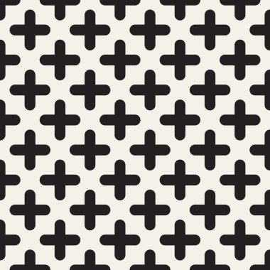 Vektör seamless modeli. Modern şık Soyut doku. Geometrik yinelenen çapraz şekil yuvarlak.