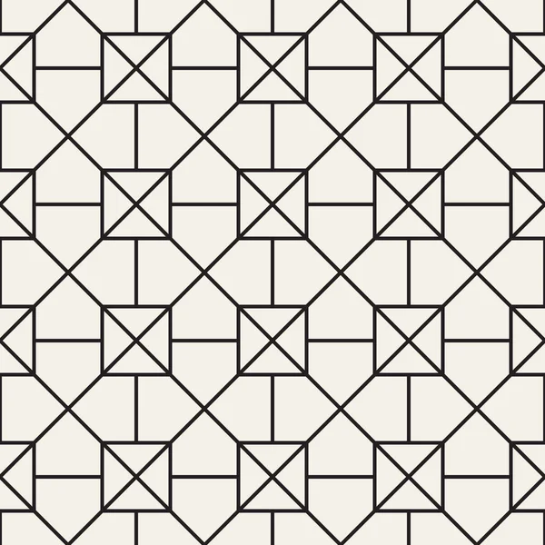 シームレスな幾何学的パターンのベクトル。モダンなシンプルな抽象的なテクスチャです。薄い繰り返し行のトレリス. — ストックベクタ