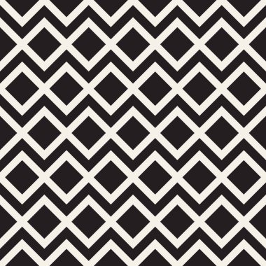 Vektör seamless modeli. Basit soyut kafes tasarım. Geometrik zikzak çizgiler süsleme.