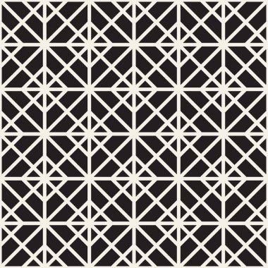 Vektör seamless modeli. Modern şık Soyut doku. Geometrik edikula yinelenen ve ince çizgiler arka kapısı.