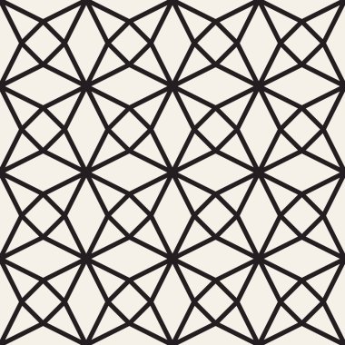 Vektör kesintisiz geometrik desen. Aabstract ince çizgiler kafes. Basit tek renkli şekiller kafes.
