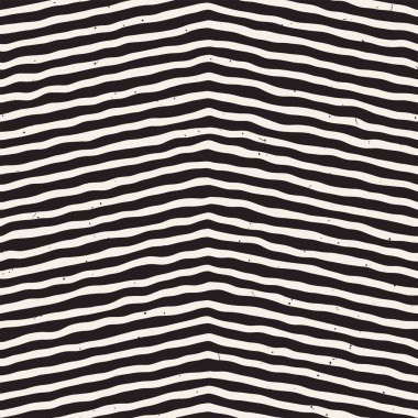 Basit mürekkep geometrik desen. Tek renkli siyah ve beyaz konturlar arka plan. Zikzak çizgiler fırçalanmış mürekkep el çekilmiş.