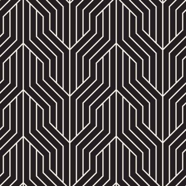 Vektör kesintisiz geometrik desen. Modern şık çizgiler Soyut doku geçmeli. Poligonal Doğrusal kılavuz çizgili öğeleri.
