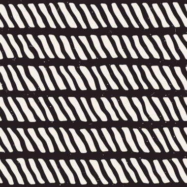 Basit mürekkep geometrik desen. Tek renkli siyah ve beyaz konturlar arka plan. Senin tasarı için doku fırça mürekkep el çekilmiş