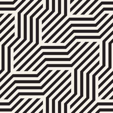 Vektör kesintisiz geometrik desen. Modern şık çizgiler Soyut doku geçmeli. Poligonal Doğrusal kılavuz çizgili eğimli elemanları.