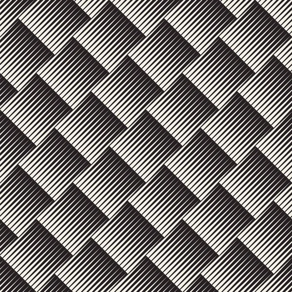 Modèle Illusion Optique Sans Couture Vectorielle Texture Abstraite Carrelage Rayé — Image vectorielle