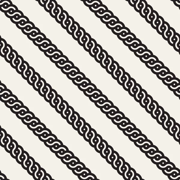 Vektor Nahtlose Verflechtung Diagonaler Linien Muster Moderne Stilvolle Abstrakte Hintergrund — Stockvektor