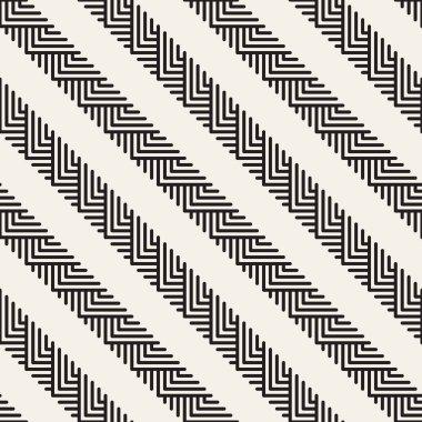 Vektör seamless modeli. Geometrik çizgili süsleme. Basit tileable ince çizgiler arka plan.