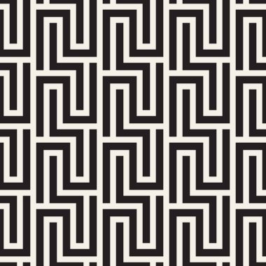 Vektör kusursuz desen. Modern stil soyut doku. Tekrarlanan geometrik fayanslar