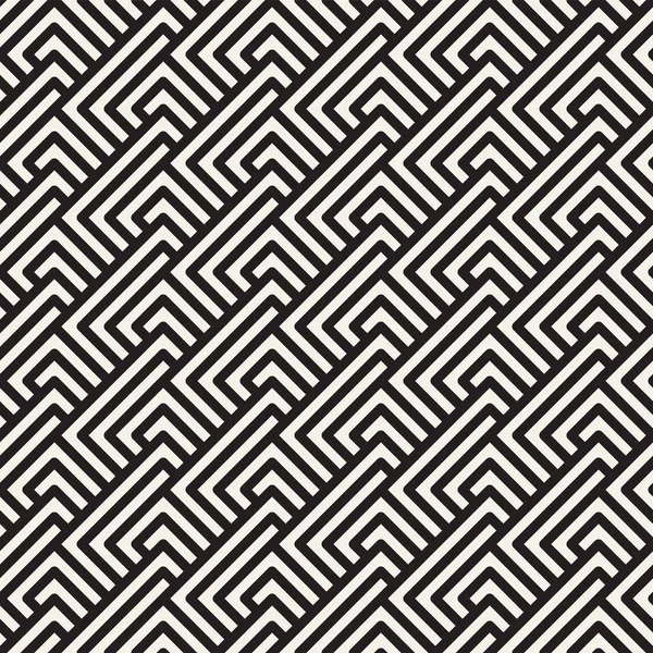 Vektör kesintisiz çizgiler mozaik desen. Modern şık soyut doku. Geometrik fayans yinelenen