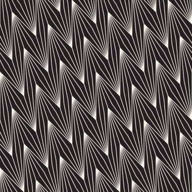 Vektör Kusursuz Desen. Geometrik elementler tekrarlanıyor. Tek Renkli Arkaplan Tasarımı.