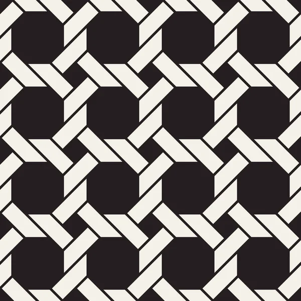 Vektor nahtlose Muster. konzentrische, kühne Kreise. geometrisch gestreiftes Ornament. runde Linien stilvoller Hintergrund. — Stockvektor
