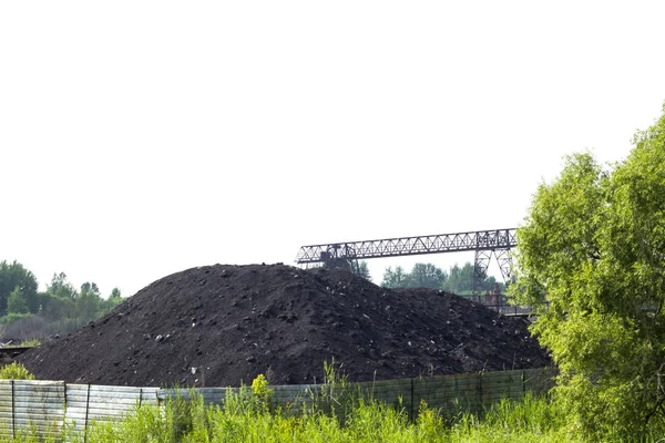 Kol på en vit bakgrund himmel — Stockfoto