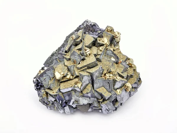 Galena Pyrite Polimetalik Bileşikleri — Stok fotoğraf