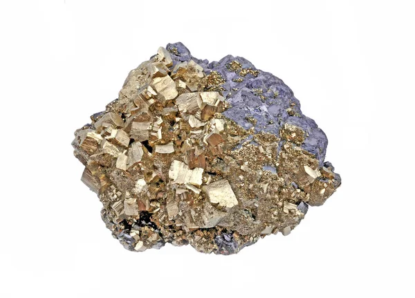 Galena Dan Pirit Senyawa Polymetallic — Stok Foto