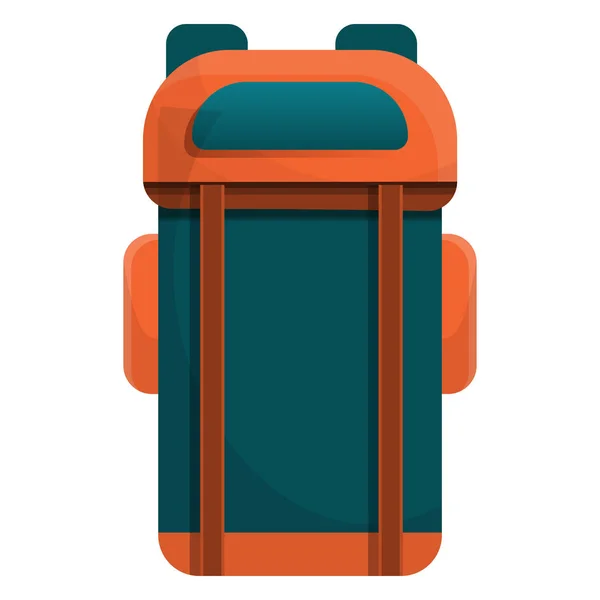 Mochila en estilo de dibujos animados, ilustración de vectores . — Vector de stock