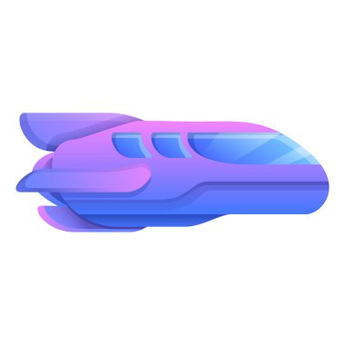 Çizgi film uzay gemisi, vektör çizimi