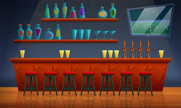 bir bar sandalye ve alkol, vect bir ürün yelpazesine ile iç