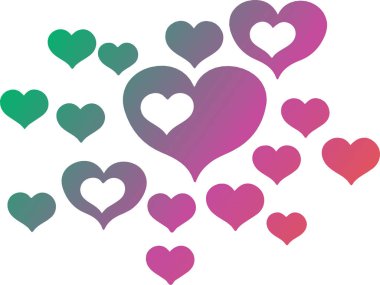 Gökkuşağı renkleri kalbimizde suluboya