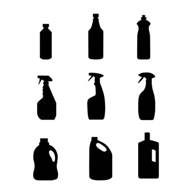 Ürün ev vektör logo koymak temizlik koleksiyonu