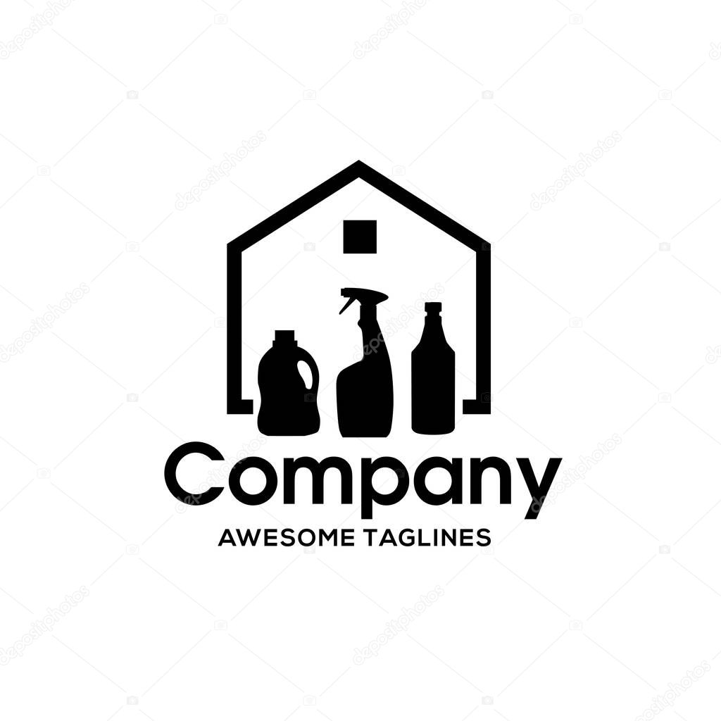 House And Cleaning Service, Logo Templates For Professional Cleaners Help The Housekeeping