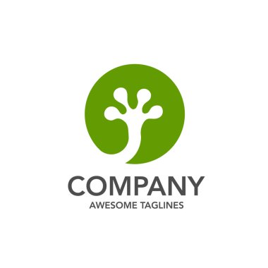 yaratıcı gecko daire ayak baskı logo vektör, daire yeşil kertenkele veya kertenkele bacak logo vektör