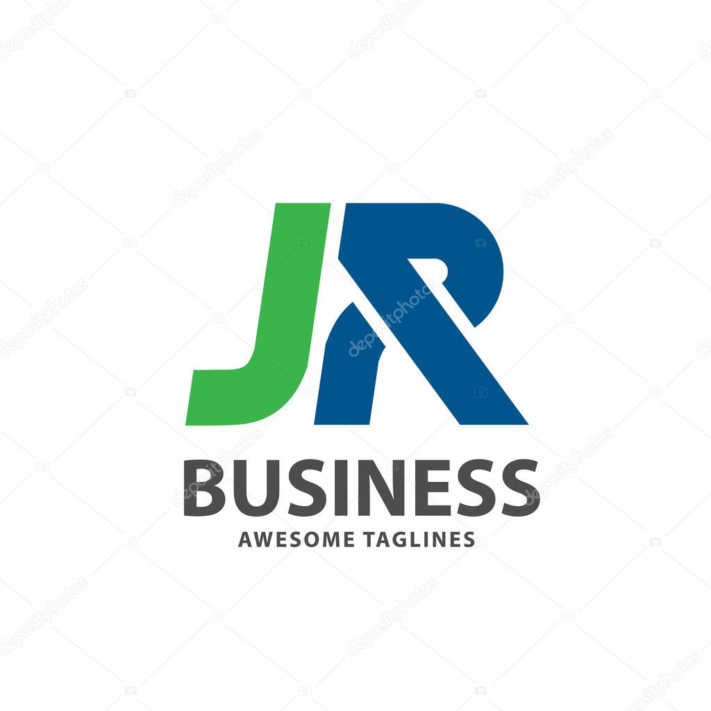 creative strong initial letter jb logo vector concept