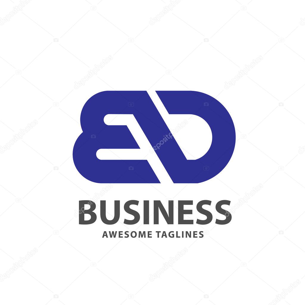creative strong initial letter br logo vector concept