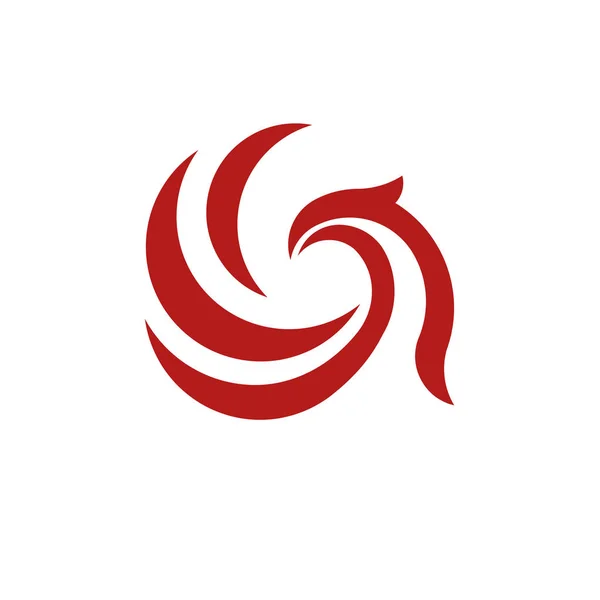 Creative Abstraktní Orlí Hlavy Logo Vektor — Stockový vektor