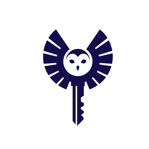 Δημιουργική Κουκουβάγια Βασικό Λογότυπο Φορέα Στοιχείο Προμελέτη — Διανυσματικό Αρχείο