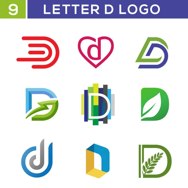 Kreativ Bokstav Logo Abstrakt Mal Forretningslogo Moderne Mal Bokstav Logoen – stockvektor
