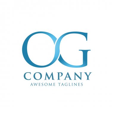 yaratıcı ilk bağlı harfler og logo monogram tarzı