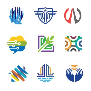 marka kimlik grafik tasarımı için yaratıcı modern güçlü ve zarif tasarım elementleri