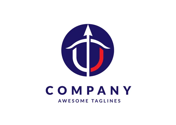 Lettre Initiale Archer Business Icon Logo Template Designs — Image vectorielle